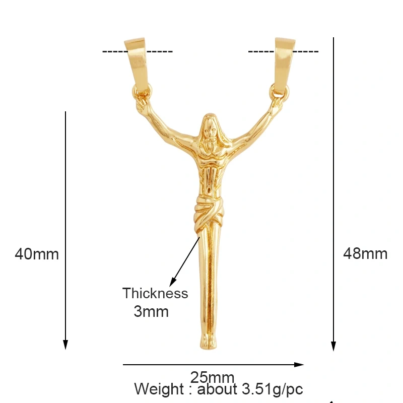 Religious Holy Jesus Guardian Angel Love Heart Charms Pendant,Latest Gold Plated Micro Zircon Jewelry Necklace Accessories L02