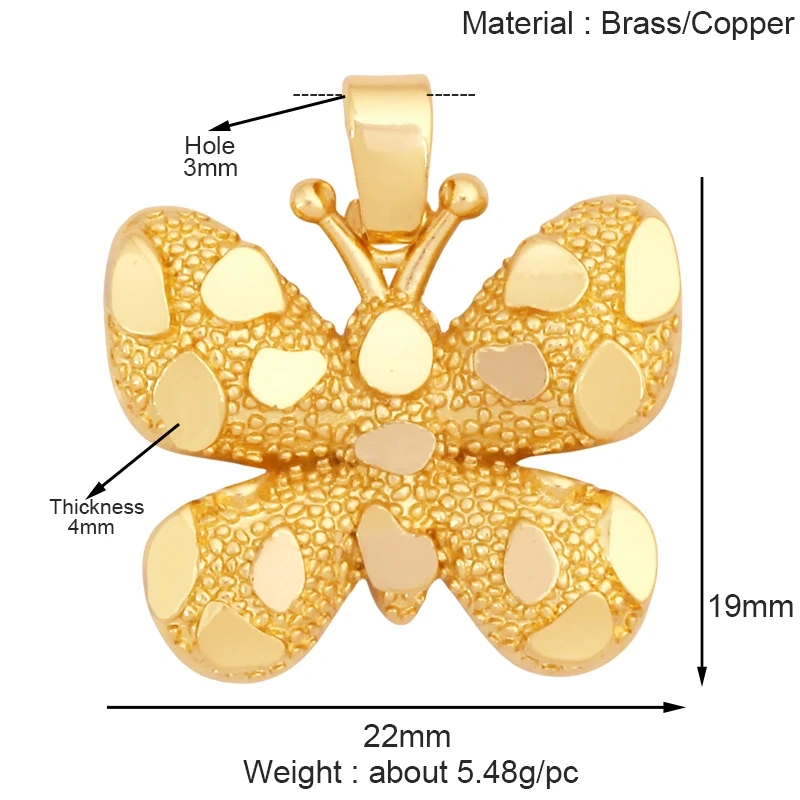 Fashion Love Heart Round Rectangle Geometry Charm Pendant,18K Gold Plated Necklace Bracelet Jewelry Findings Daily Supplies K67