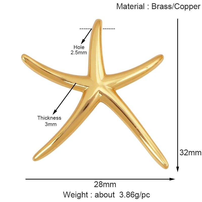 Trendy Colorful Ocean Starfish Charm Necklace Pendant Oil Dropped,Multicolor Enamel Summer Beach Holiday Jewelry Supplies K89