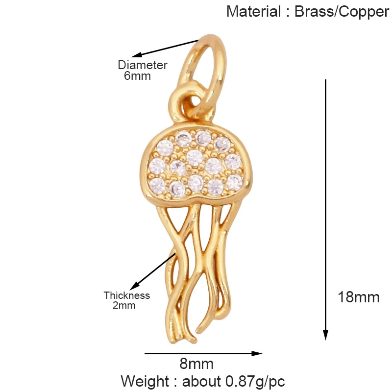 Trendy Multicolor Ocean Scallop Starfish Dolphin Seahorse Charm Necklace Pendant,Enamel Summer Beach Holiday Jewelry Supply K91