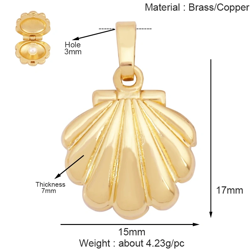 Trendy Multicolor Ocean Scallop Starfish Dolphin Seahorse Charm Necklace Pendant,Enamel Summer Beach Holiday Jewelry Supply K91