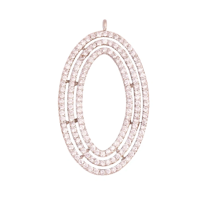 Luxury Classics Colourful Heart Shape Charm Pendant,Creative Love Heart Cubic Zirconia Real 18K Gold Plated Jewelry Supplies K92