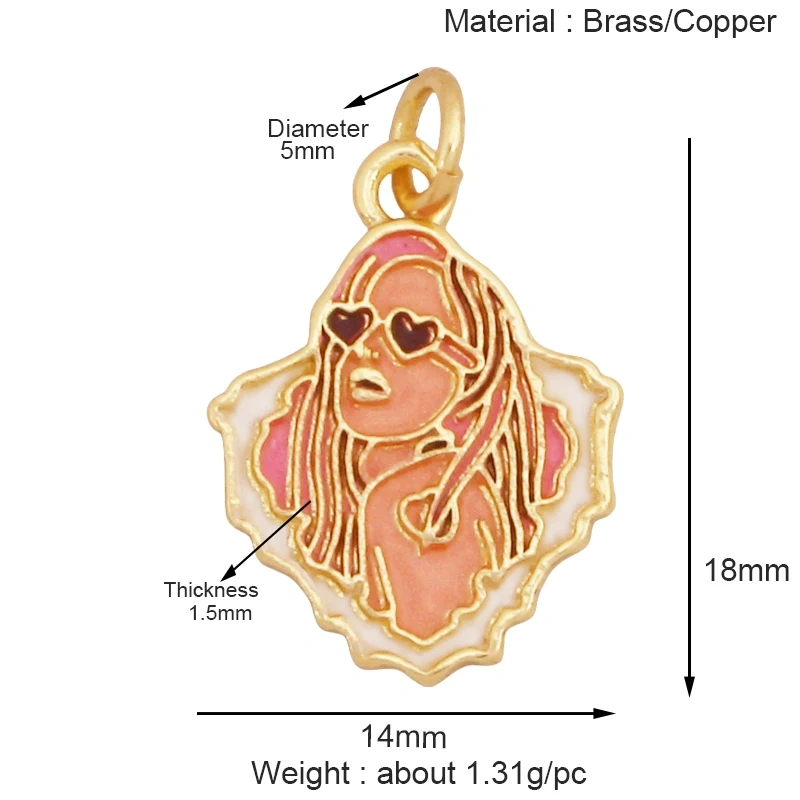 Hallowmas Christmas Present Snowflake Deer Charm Pendant,Real 18K Gold Plated  Necklace Bracelet Earring Jewelry Supplies K97