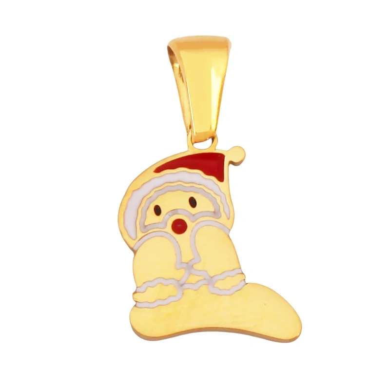 316 Stainless Steel Initial Letter Alphabet Name Christmas Charm Pendant, DIY Handmade Jewlery Findings Accessories Supply K37