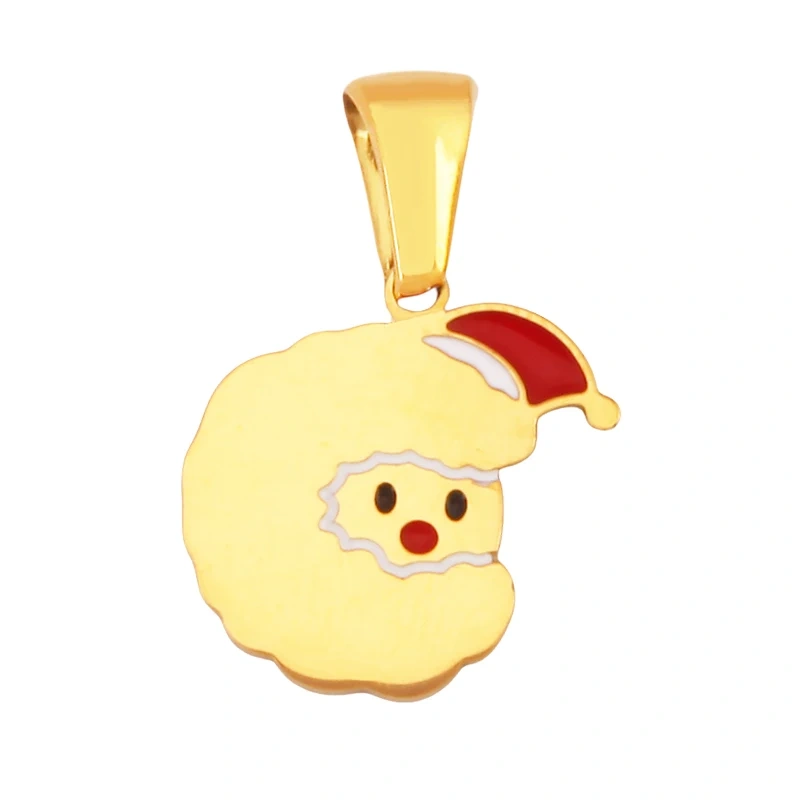 316 Stainless Steel Initial Letter Alphabet Name Christmas Charm Pendant, DIY Handmade Jewlery Findings Accessories Supply K37