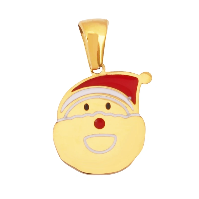 316 Stainless Steel Initial Letter Alphabet Name Christmas Charm Pendant, DIY Handmade Jewlery Findings Accessories Supply K37