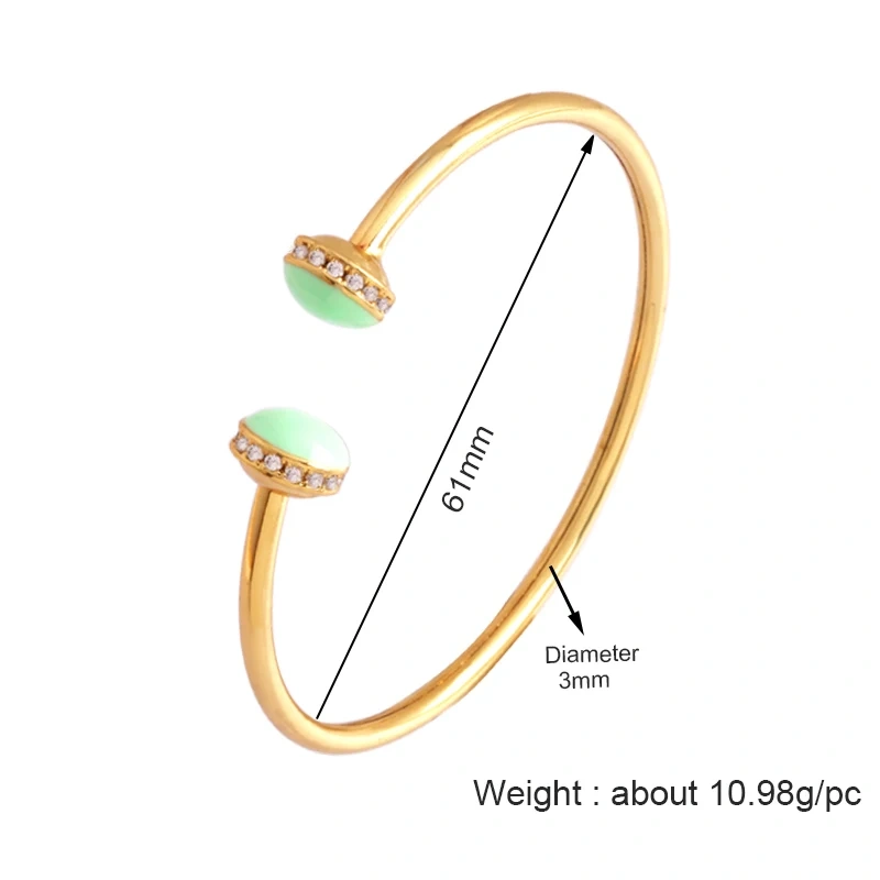 Newest Sweet Romantic Colorful Neon Enamel Oil Dropped Zircon Bracelet,Fashion Handmade Bangle Jewelry Party Summer Beach Gift