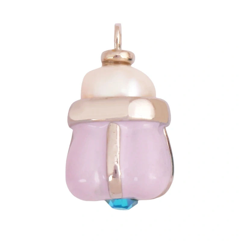 Sweet Cake Doughnut Candies Ice Cream Cone Charm Pendant,Real 18K Gold Plated Jewelry Necklace Bracelet Making Supplies K62