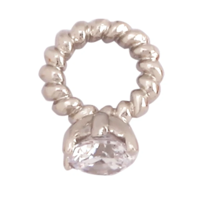 Cute Mini Flower Water Drop Round Star Geometry Shape Charm Pendant,Cubic Zirconia Paved,Jewelry Necklace Bracelet Supplies M33