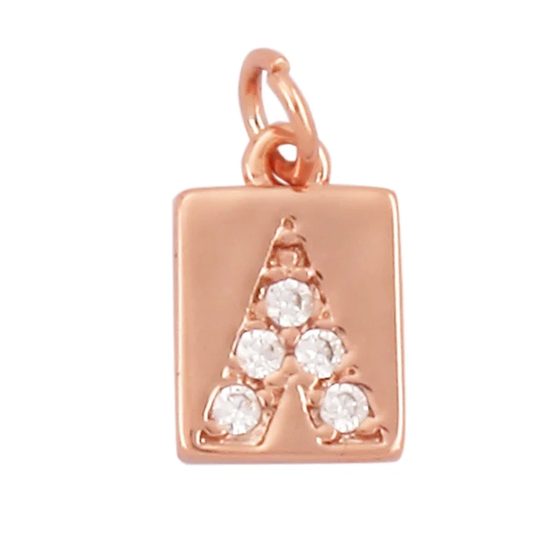 Cute Mini Flower Water Drop Round Star Geometry Shape Charm Pendant,Cubic Zirconia Paved,Jewelry Necklace Bracelet Supplies M33
