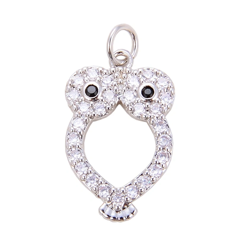 Mini Cute Leopard Bear Unicorn Parrot Dragon Kitty Animal Charm,Bracelet Necklace Earring Attachment Jewelry Components S04