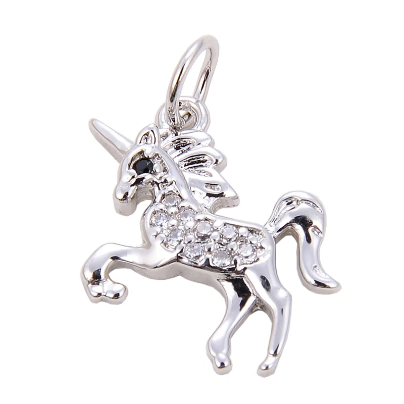 Mini Cute Leopard Bear Unicorn Parrot Dragon Kitty Animal Charm,Bracelet Necklace Earring Attachment Jewelry Components S04