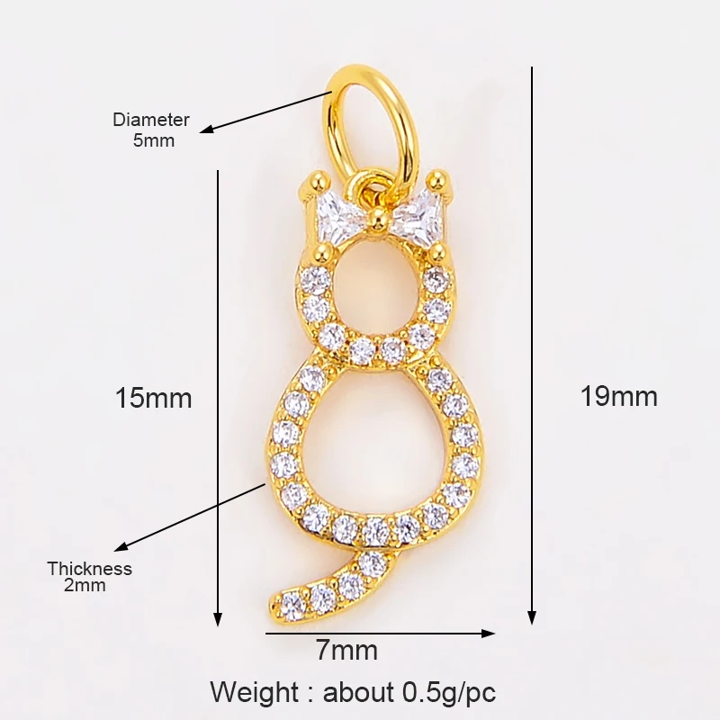 Mini Cute Leopard Bear Unicorn Parrot Dragon Kitty Animal Charm,Bracelet Necklace Earring Attachment Jewelry Components S04