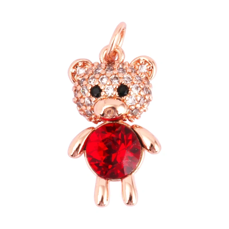 Mini Cute Leopard Bear Unicorn Parrot Dragon Kitty Animal Charm,Bracelet Necklace Earring Attachment Jewelry Components S04