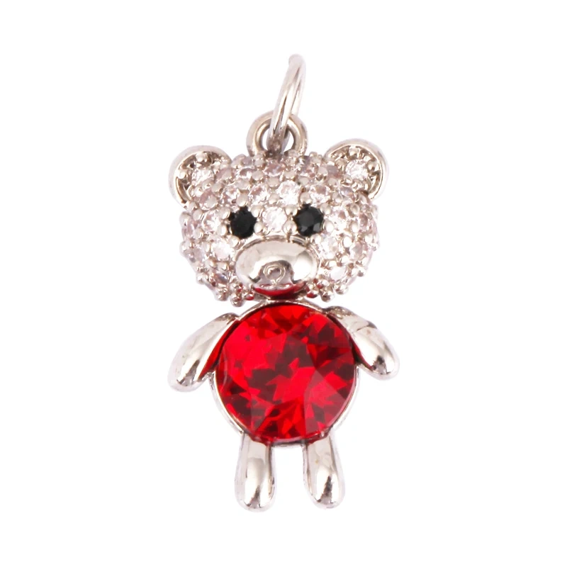 Mini Cute Leopard Bear Unicorn Parrot Dragon Kitty Animal Charm,Bracelet Necklace Earring Attachment Jewelry Components S04
