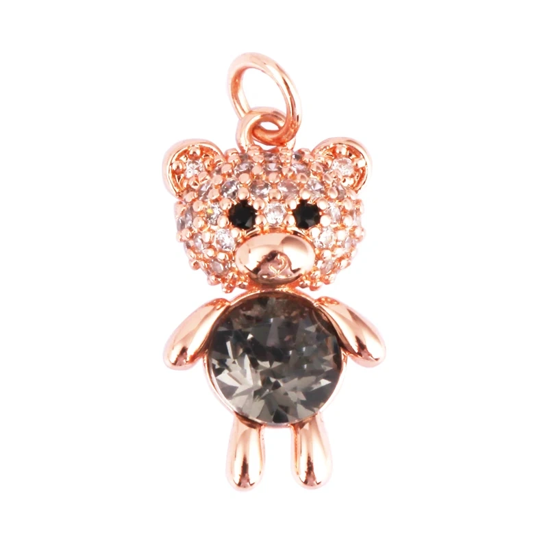 Mini Cute Leopard Bear Unicorn Parrot Dragon Kitty Animal Charm,Bracelet Necklace Earring Attachment Jewelry Components S04