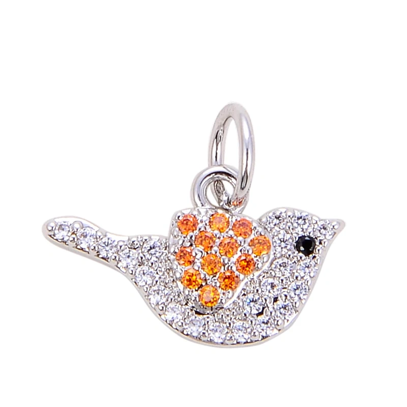 Mini Cute Leopard Bear Unicorn Parrot Dragon Kitty Animal Charm,Bracelet Necklace Earring Attachment Jewelry Components S04