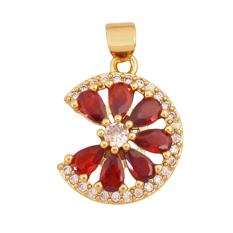 Fruit Apple Pomegranate Pineapple Strawberry Cherry Lemon Banana Charm Pendant,Jewelry Necklace Bracelet Making Supply K67