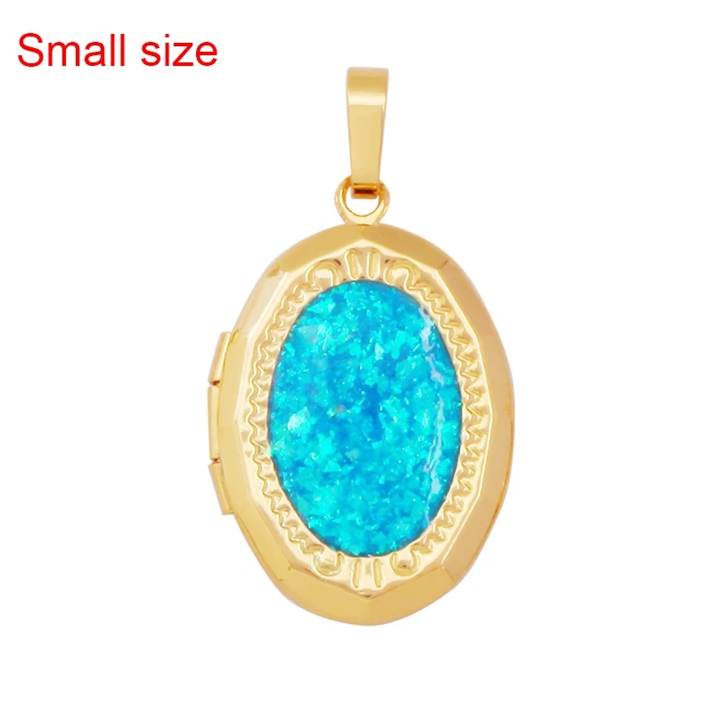 Fashion Love Heart Oval Rectangle Box Locket,Real 18K Gold Plated Open Type Charm Pendant Jewelry Accessories Supplies S03