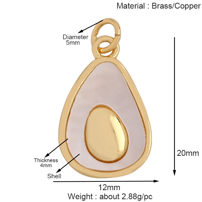 Fruit Apple Pomegranate Pineapple Strawberry Cherry Lemon Banana Charm Pendant,Jewelry Necklace Bracelet Making Supply K67