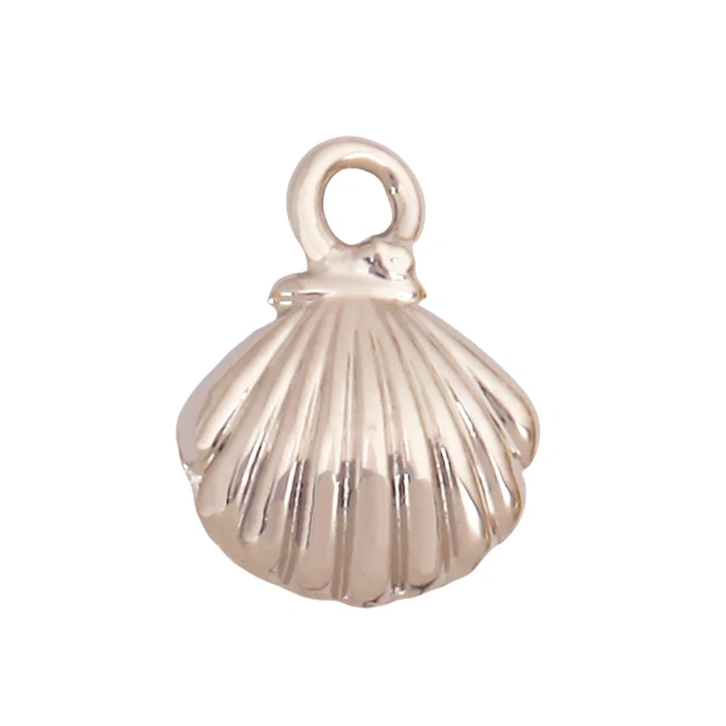 Marine Organism Sea Horse Turtle Fish Conch Shell Starfish Charm Pendant,Real 8K Gold Plated Zircon Jewelry Finding Supplies S05