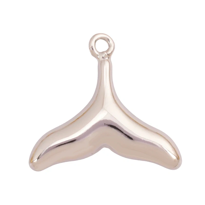 Marine Organism Fish Conch Shell Starfish Jellyfish Carp Charm Pendant,Real 8K Gold Plated Zircon Jewelry Finding Supplies S10