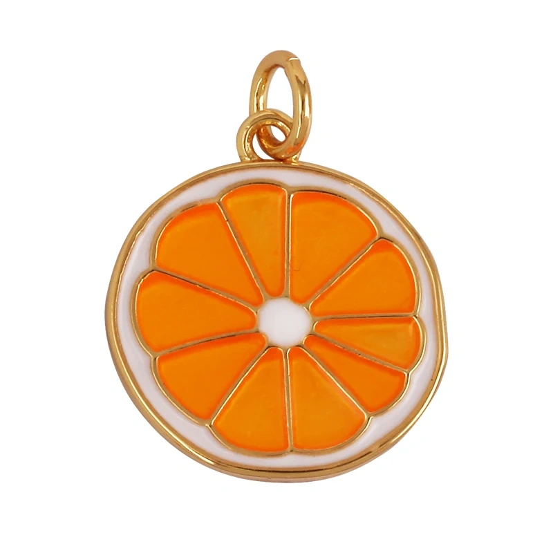Fruit Apple Pomegranate Pineapple Strawberry Cherry Lemon Banana Charm Pendant,Jewelry Necklace Bracelet Making Supply K67