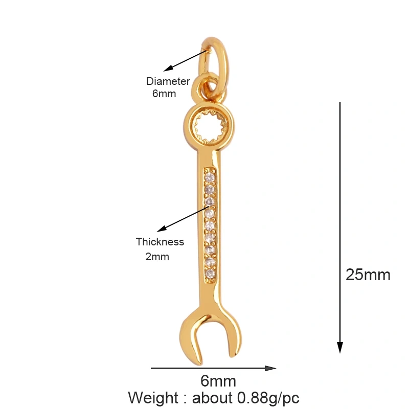 Love Heart Knife Fork Tableware Stethoscope Instrument Charm Pendant,DIY Jewelry Accessories for Necklaces Making Supplies M15