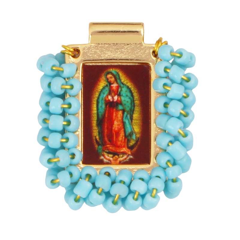 Bohemian Style Colourful Seed Glass Beads Charm Pendant,Fashion Religious Jesus Virgin Mary Jewelry Necklace Bracelet Supply K99