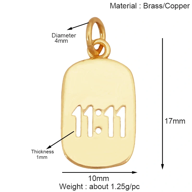 New Trendy Rainbow Zircon Shell Love Heart Charm Pendant,Creative Lock Letter Real 18K Gold Plated Jewelry Findings Supplies S19