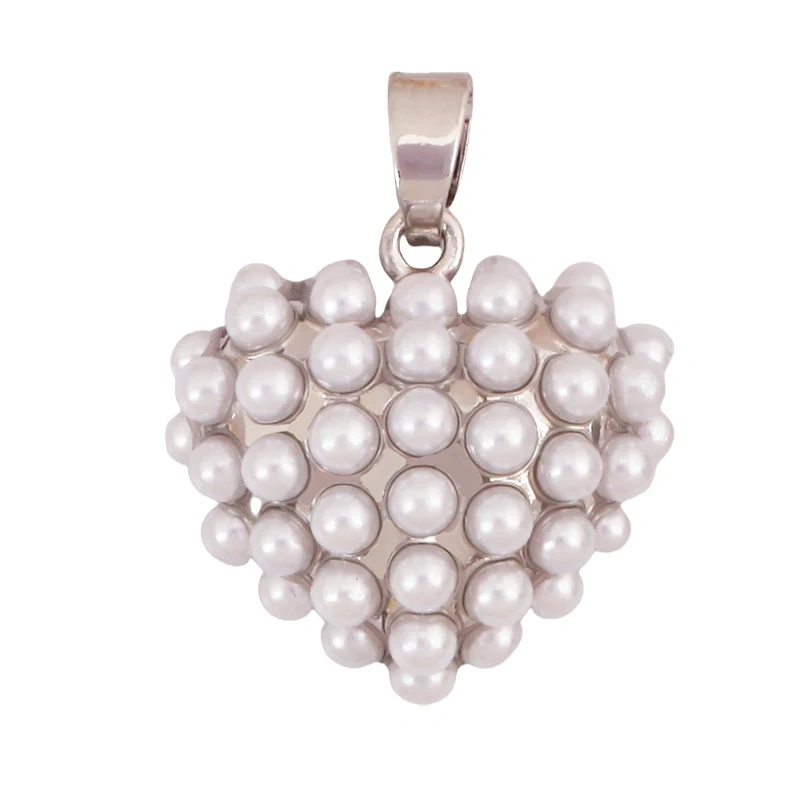 Fashion Colorful Zircon Focal Love Heart Charm Pendant,Real 18K Gold Plated Necklace Bracelet DIY Handmade Jewelry Supplies S26