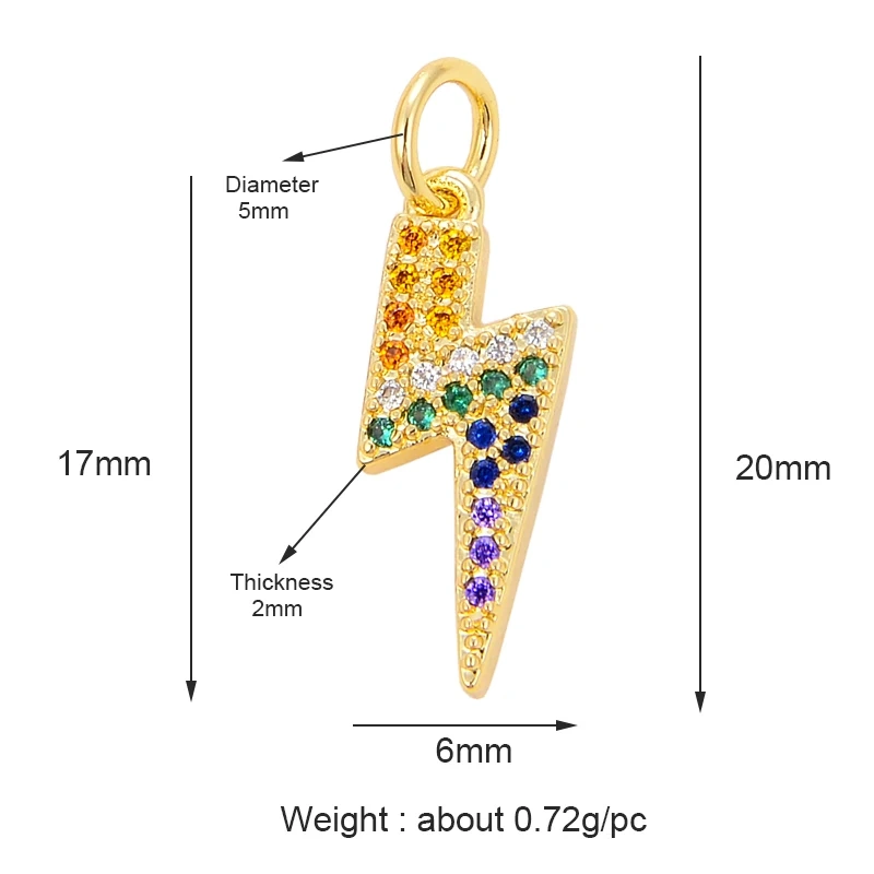 Trendy Mini Windmill Flashing Bolt Star Sun Moon Rainbow Snowflake Charm Pendant,Craft Jewelry Necklace Bracelet Accessories S28