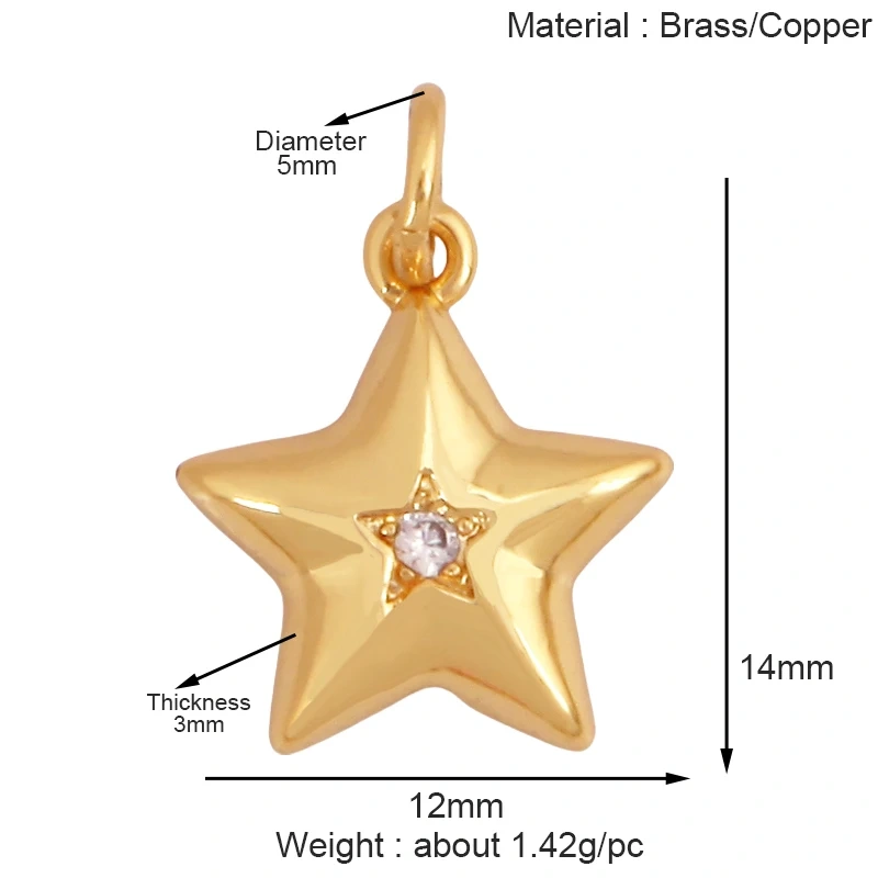 Trendy Mini Windmill Flashing Bolt Star Sun Moon Rainbow Snowflake Charm Pendant,Craft Jewelry Necklace Bracelet Accessories S28