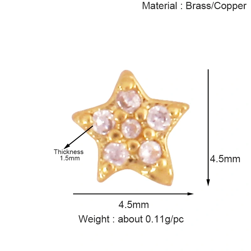 Fashion Shining Mini Loveing Heart Lip Star Clover Letter Mix Style Charm Pendant,Jewelry Necklace DIY Making Accessories K86