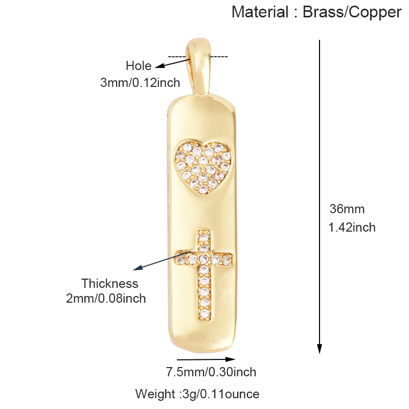 Mom Mama Rich Fashion Paved Zircon Charm Focal Pendant,18K Gold KISS LOVE GOOD LUCK QUEEN Letter Jewelry Necklace Accessorie M22