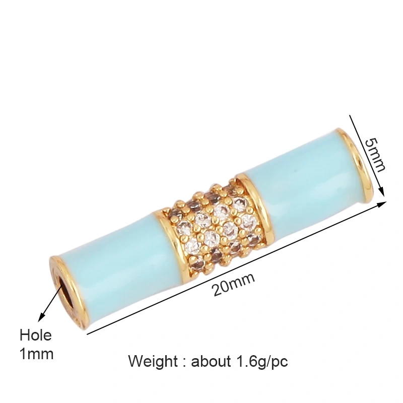 Happy Lucky Heart beads Cylinder Tube, Metal Brass Based , Spacor beads , Bead knotting supplies , men's bead K58 S39