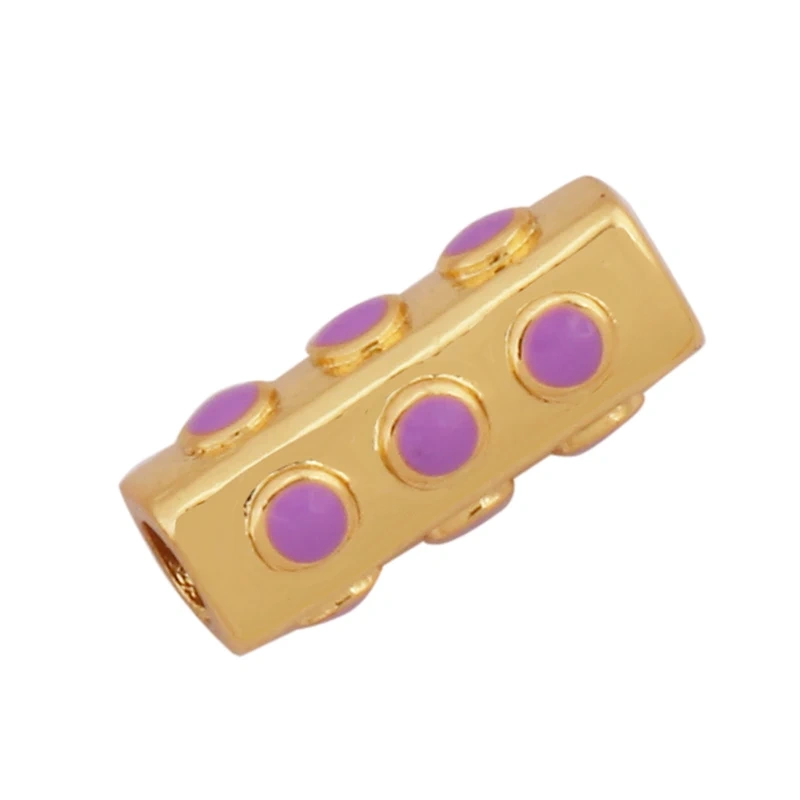 Happy Lucky Heart beads Cylinder Tube, Metal Brass Based , Spacor beads , Bead knotting supplies , men's bead K58 S39