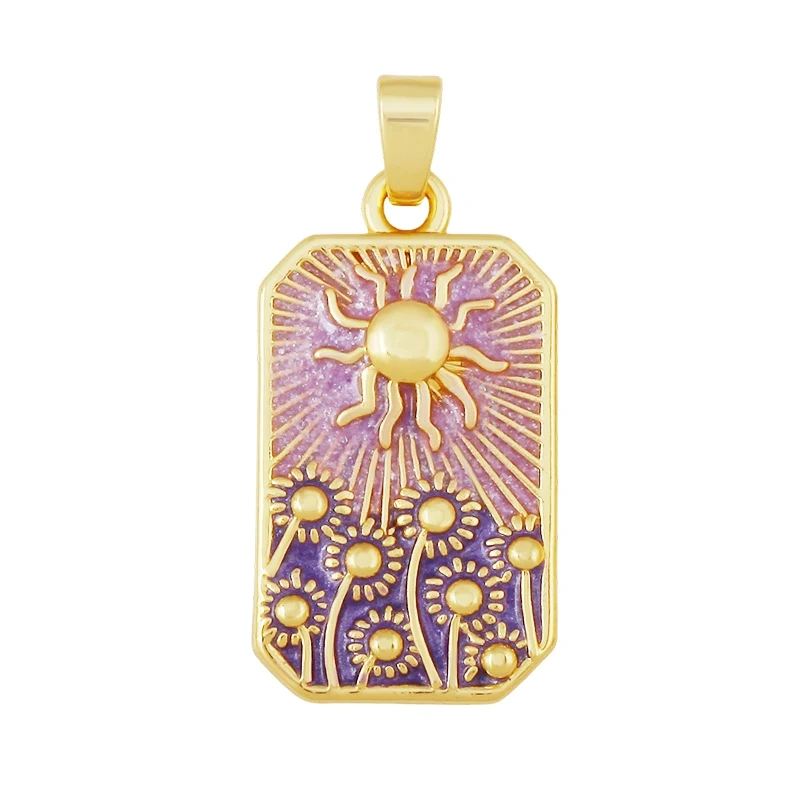 Fashion Cute Win Glass Cups Icecream Drinking Tea Pot Charm Pendant,18K Real Gold Plated Zircon Jewelry Finding Supplies S78