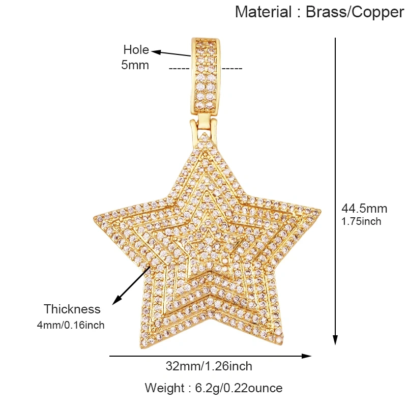 Celetial Sun Moon Polar North Star Flashing Bolt Charm Pendant,Colorful Enamel Gift Jewelry Necklace Bracelet Accessories S77