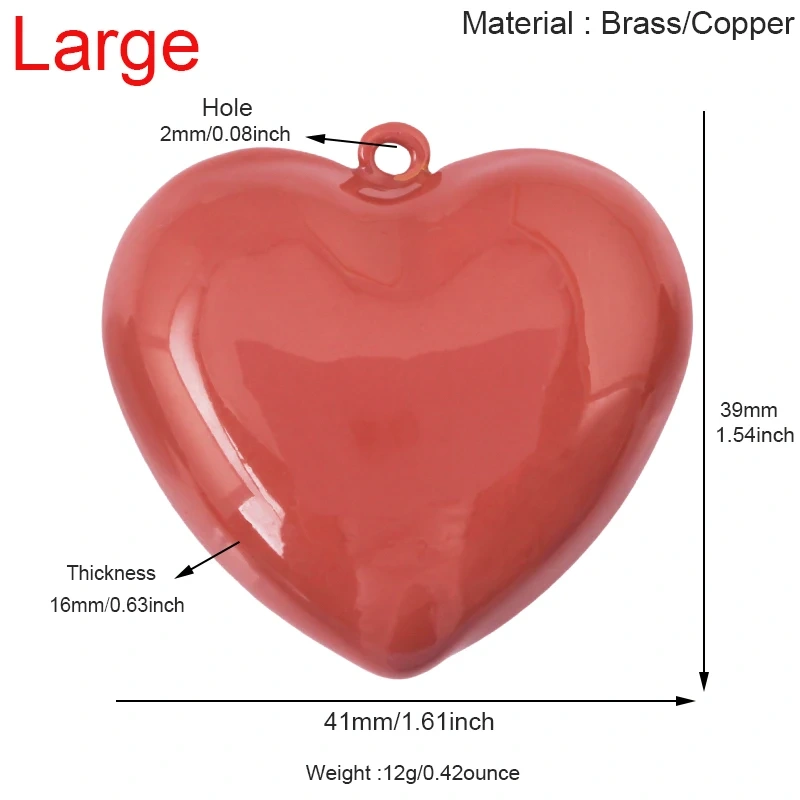 Paint Spray Red Pink  Heart Focal Charm Pendant,Full Cubic Zirconia Real 18K Gold Plated Jewelry Necklace Accessories Supply S30