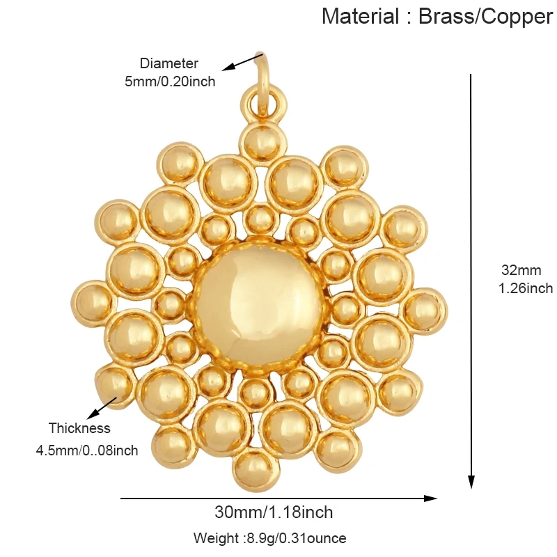 Celetial Sun Moon Polar North Star Flashing Bolt Charm Pendant,Colorful Enamel Gift Jewelry Necklace Bracelet Accessories S77