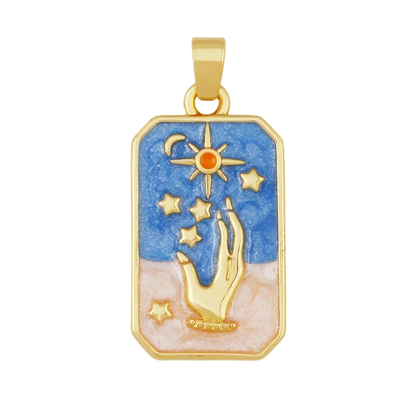 Fashion Cute Win Glass Cups Icecream Drinking Tea Pot Charm Pendant,18K Real Gold Plated Zircon Jewelry Finding Supplies S78