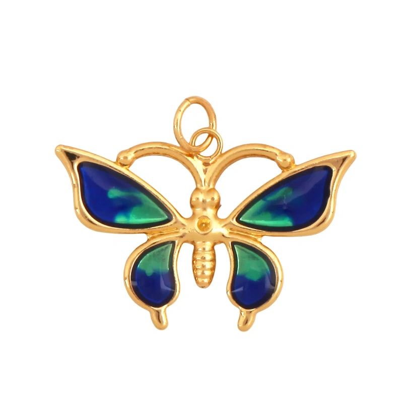 Trendy Butterfly Dragonfly Bee Bird Jumbo Focal Charm Pendant,Real 18K Gold Plated Colour,Craft Jewelry Necklace  Supplies S32