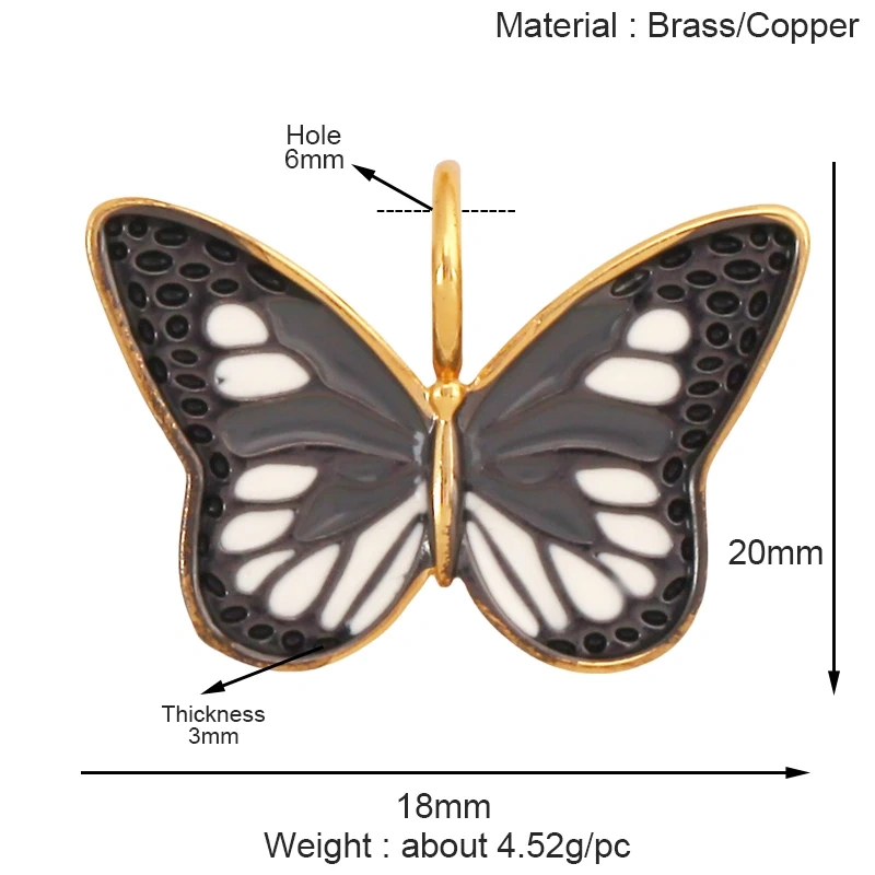 Trendy Butterfly Dragonfly Bee Bird Jumbo Focal Charm Pendant,Real 18K Gold Plated Colour,Craft Jewelry Necklace  Supplies S32