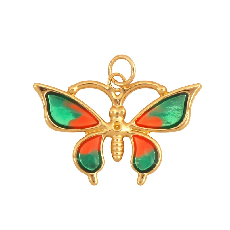 Trendy Butterfly Dragonfly Bee Bird Jumbo Focal Charm Pendant,Real 18K Gold Plated Colour,Craft Jewelry Necklace  Supplies S32