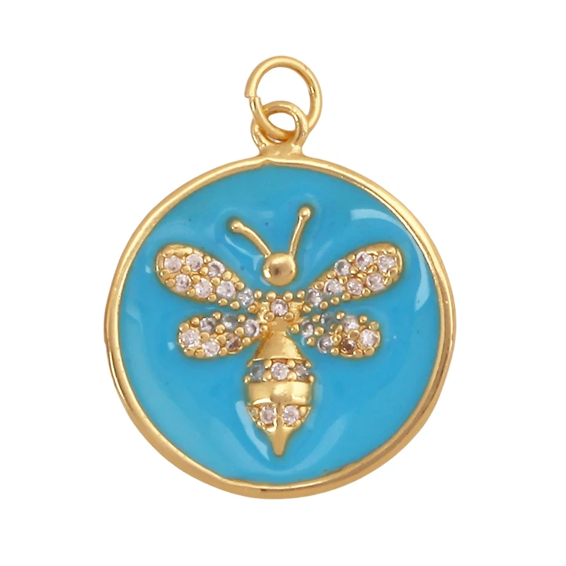 Trendy Butterfly Dragonfly Bee Bird Jumbo Focal Charm Pendant,Real 18K Gold Plated Colour,Craft Jewelry Necklace  Supplies S32