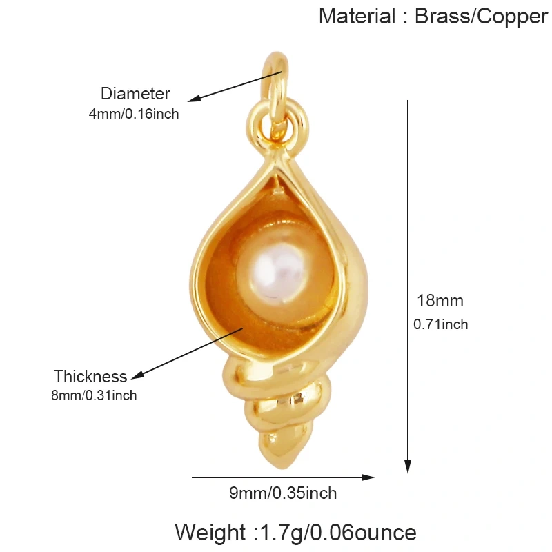 Brass Charm Mini Pendant Starfish Seahorse Shell Turtle Crab, DIYJewelry Making Supplies Accessories S49