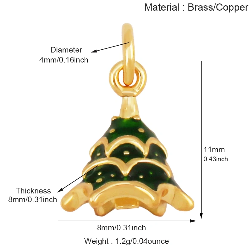 L51 Christmas Halloween Snowman Gift Box Pendant Necklace with CZ Stones