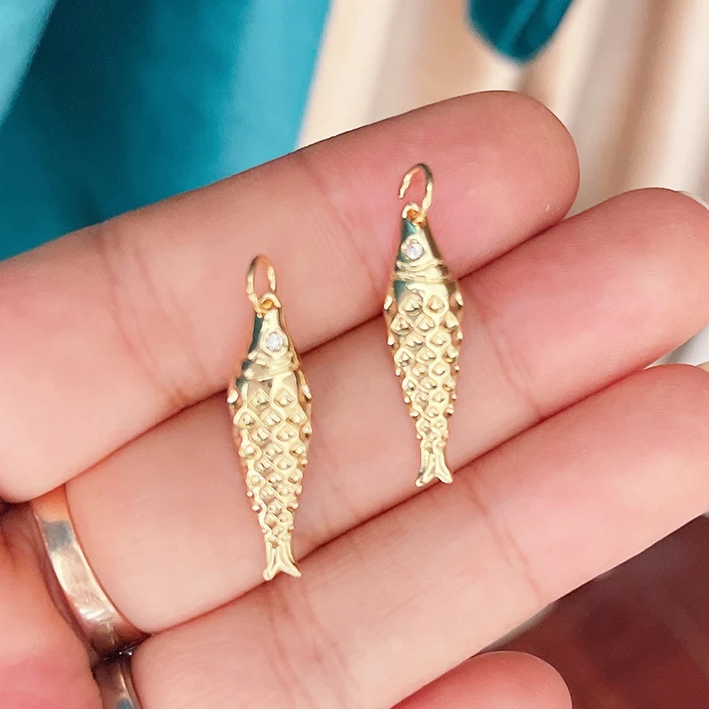 Brass Charm Mini Pendant Starfish Seahorse Shell Turtle Crab, DIYJewelry Making Supplies Accessories S49
