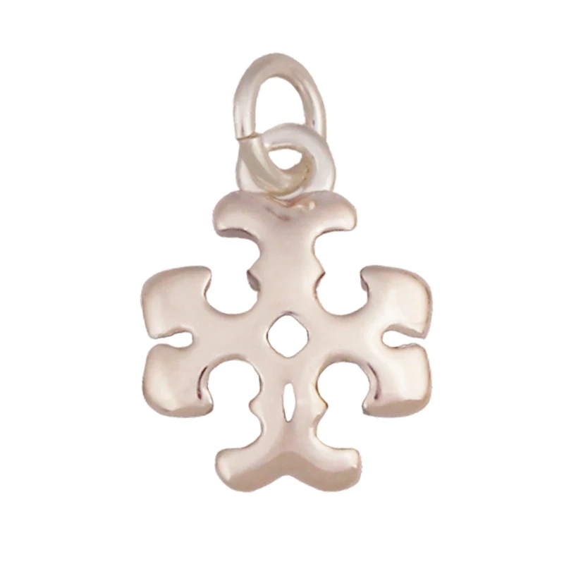 Super Mini Brass Cross Pendant K42 Mini Charm 18K Gold Plated Jewelry Accessory K42